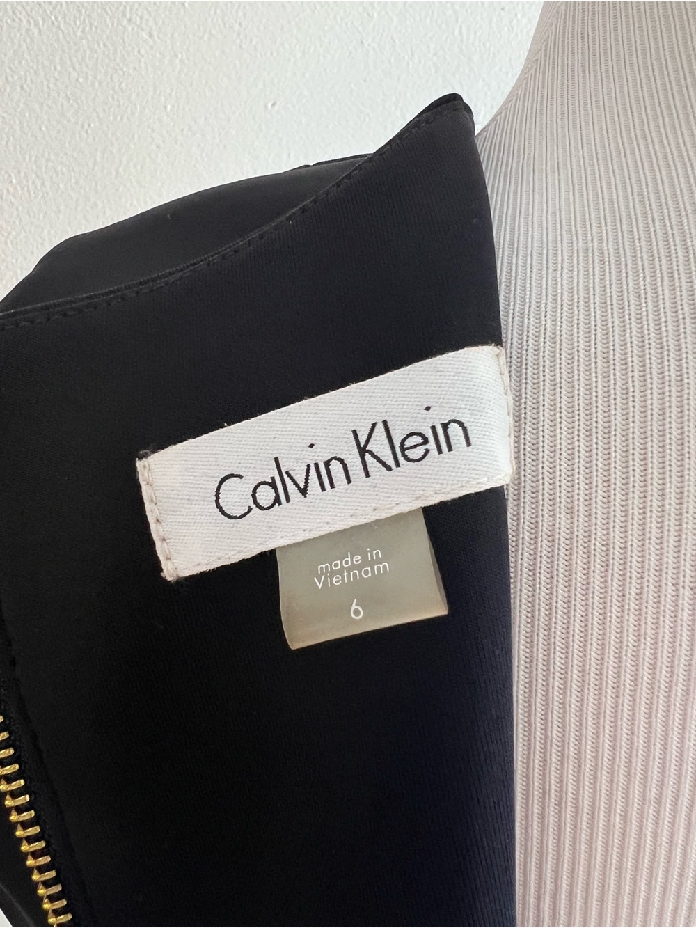 Calvin Klein Black Sleeveless Sheath Dress - Picture 4 of 5